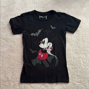 Vintage Disney Dracula Mickey Mouse T-Shirt - Small